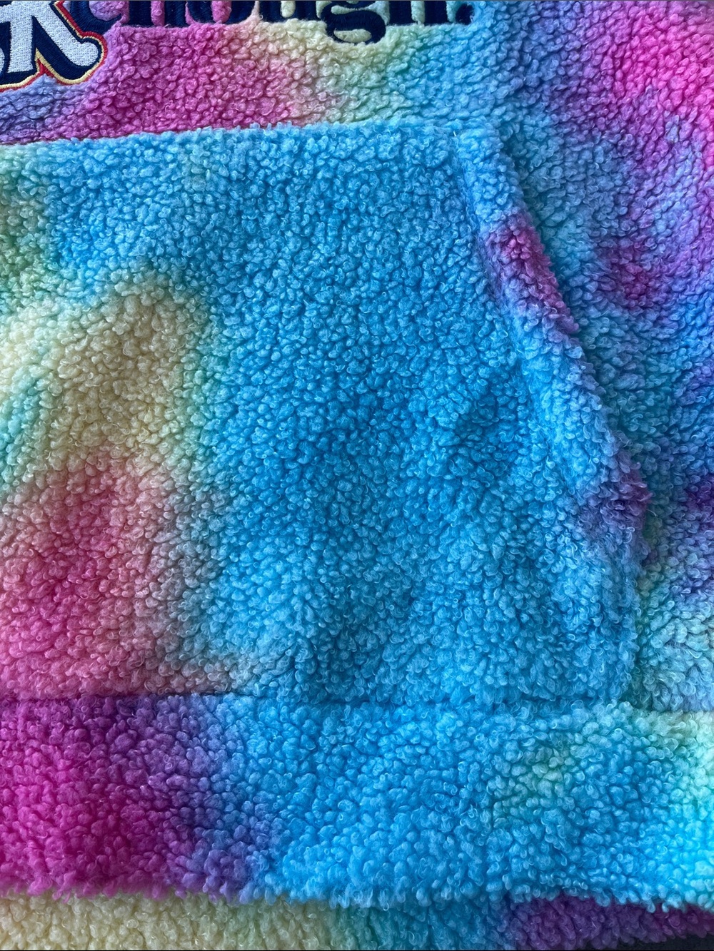 'I Am KenEnough' Rainbow Sherpa Hoodie - Picture 3 of 6